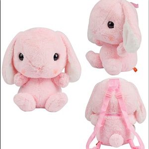 22 inch Pink Bunny Backpack